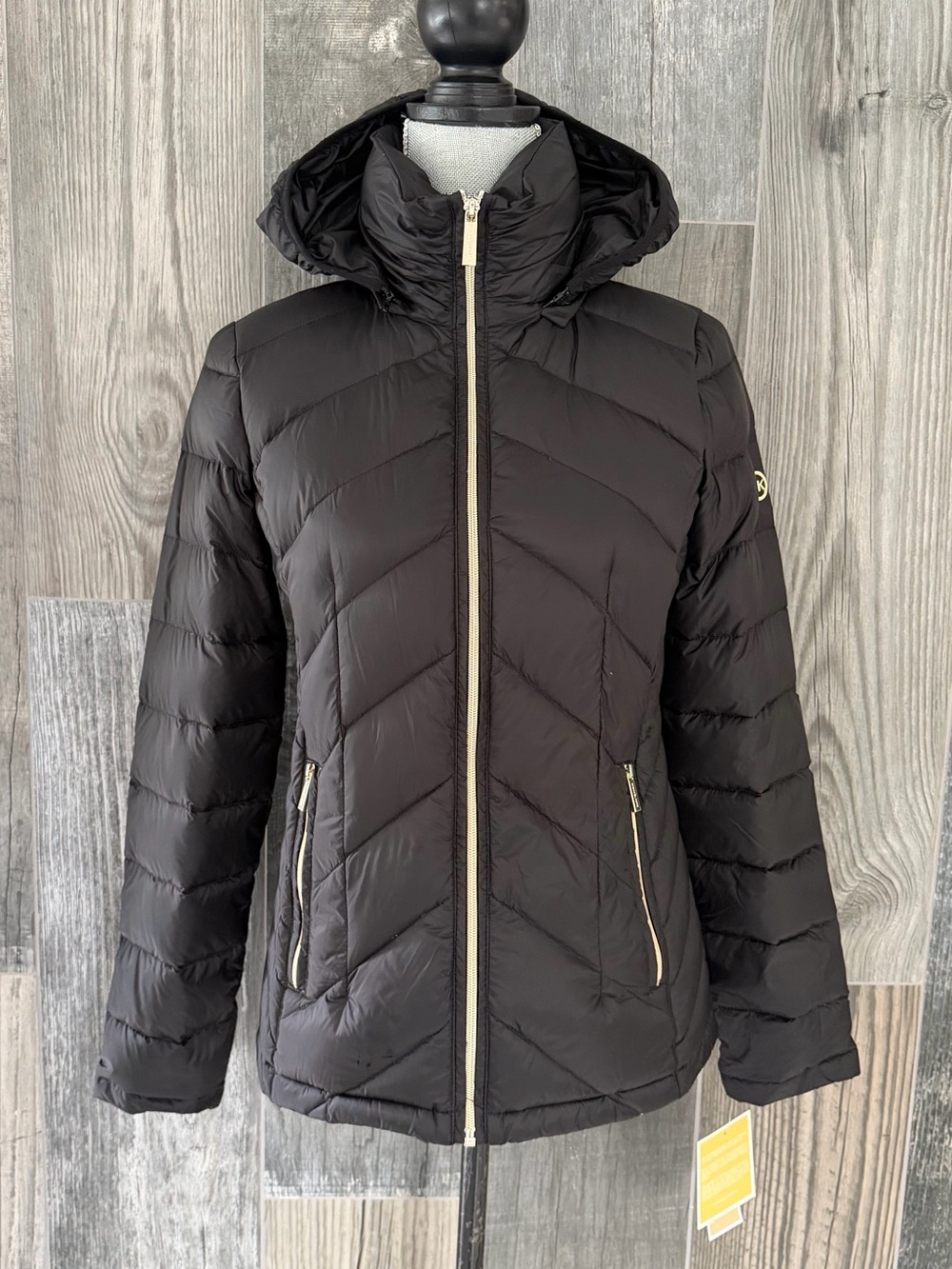 NWT Michael Kors Hooded Zip Packable Puffer Coat